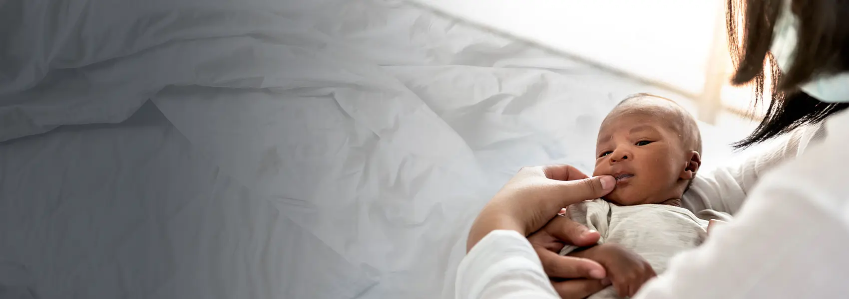 Infant at birthing center